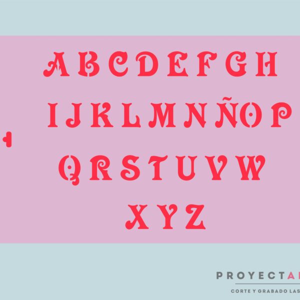 abecedario 2,5cm