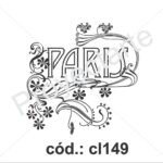 Sello Paris con arabezcos