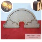 Arcoiris Led con nubes