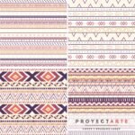 Colección papeles -étnico en lilas-