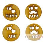 Yo amo papá, mamá, abu, etc