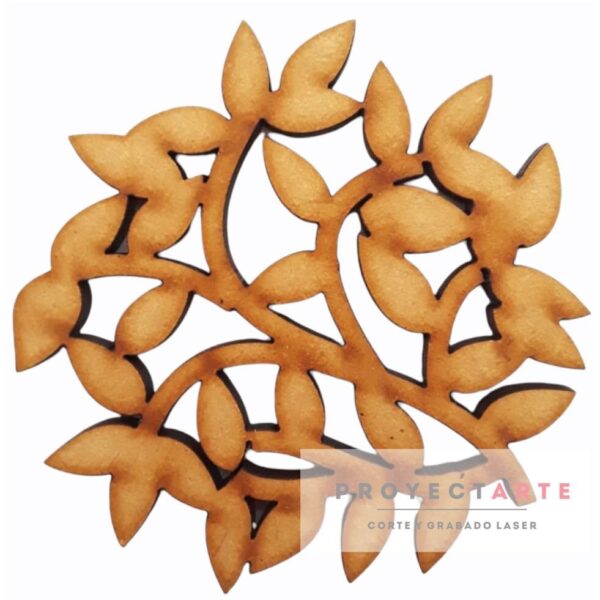 posavasos hojas