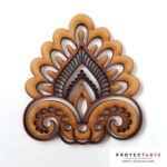 Flor étnica Madrás