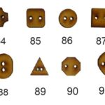 Botones Colección Figuras doble agujero