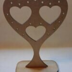 Cuelga caravanas corazones