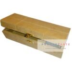 Caja con cierre dorado 23x8x6,5cm