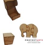 Colección cajitas enojadas -puzle elefante