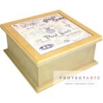 caja de té cuadruple para azulejo