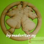 bolsa de campanas en goma eva x6