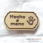 Sello inverso hecho a mano