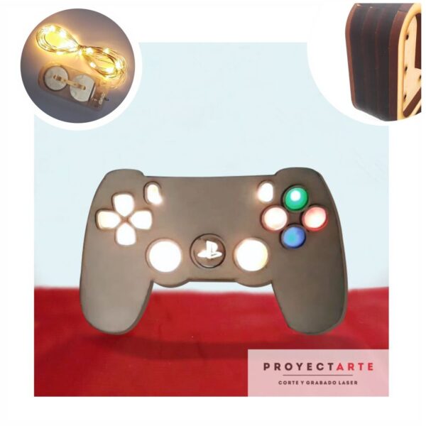 Lampara mando Play Station LED