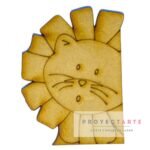 cara león para cuadro