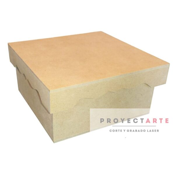 Caja lisa 20x20x7cm