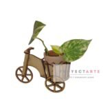 bicicleta macetero línea provenzal