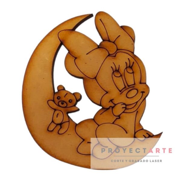 Minnie en luna