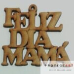 Llavero felíz día mamá papá abu