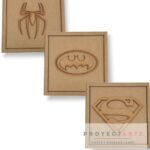 Cuadros superhéroes 20cm