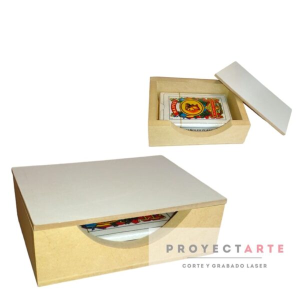 Caja para naipes sublimable