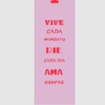 Stencil Vive cada momento chico
