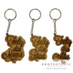 Llavero felíz día 3D