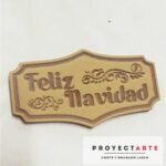 Sello inverso Feliz Navidad