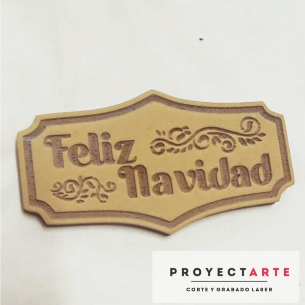 Sello inverso Feliz Navidad