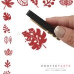 Kit Sellos textiles Hojas