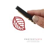 Sello Textil Hojas J