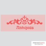 Stencil Antiques chico