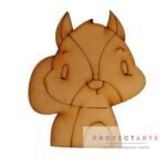 Ardilla medio cuerpo