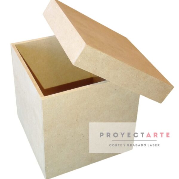 Caja 10x10cm tapa capuchón