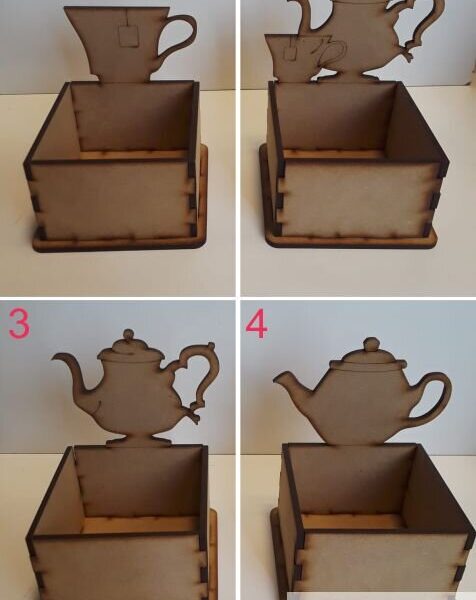 Caja de té individual