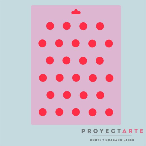 Stencil Lunares grandes