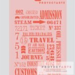 Stencil palabras de empaque