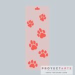 Stencil Huellas animalitos chico