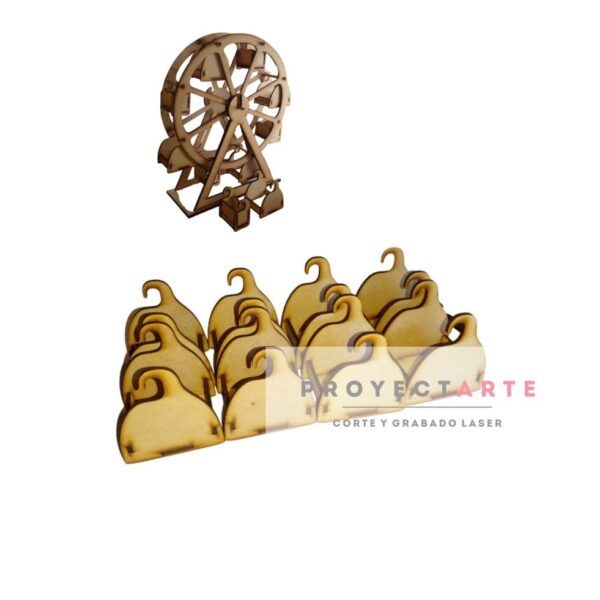 Cajoncitos para de cup cakes de rueda gigante