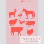 Stencil Animales de la granja 2
