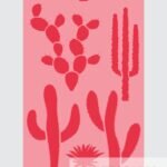 Stencil Cactus varios