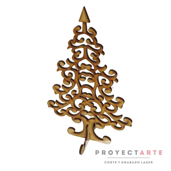 arbol con base en cruz con calado