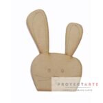 Cabeza de conejo cortada