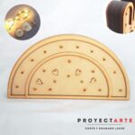 Sandía Led en mdf de 3mm