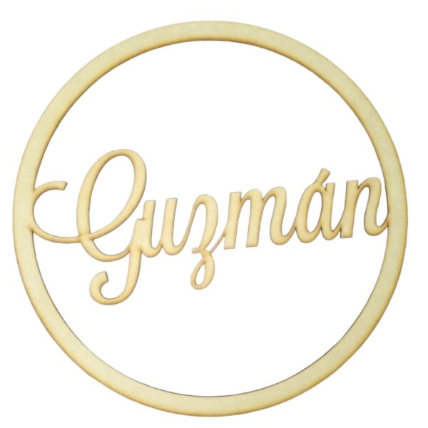 Aro con nombre Guzman