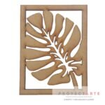 Hoja esqueleto de caballo con marco