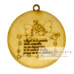 angel de la guarda en aro nena