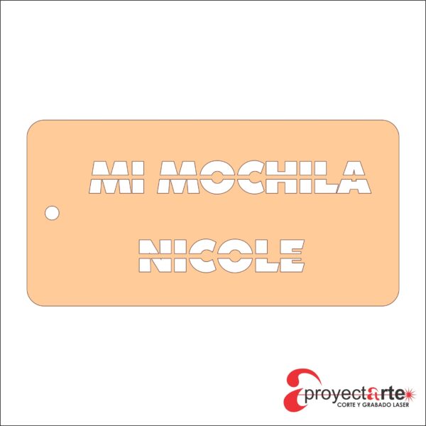 Llavero mi mochila