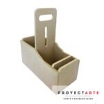 Matera con portacel y ranura para bombilla