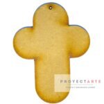 cruz con agujerito para porcelana fria