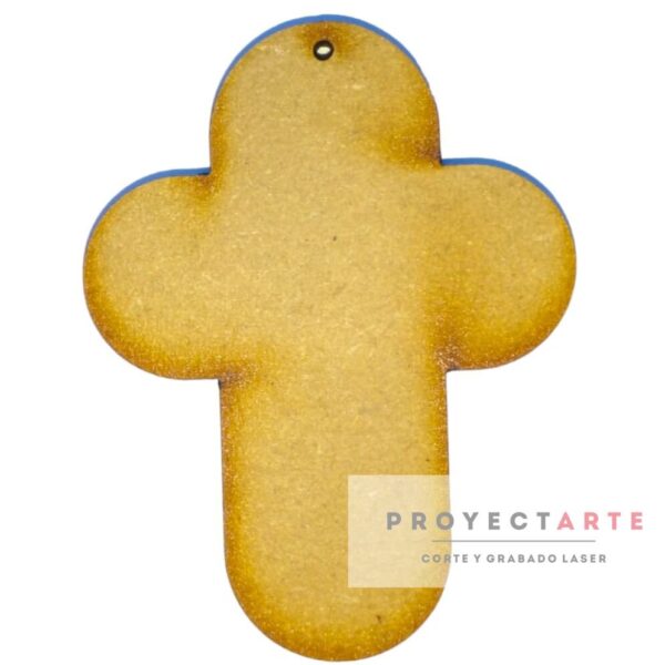 cruz con agujerito para porcelana fria