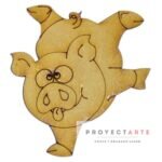 chancho parado de manos