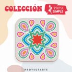 Mandala cuadrado 20cm